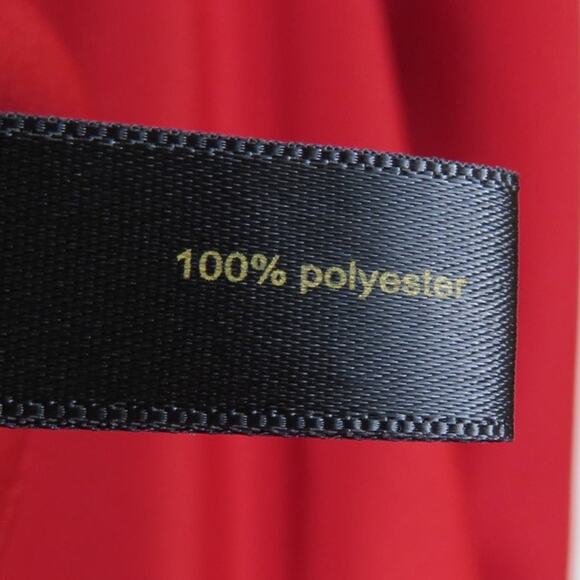 90s Vintage The Limited Outback Red Drape Neck Dress Long Sleeve XS - Picture 8 of 9